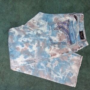 Robin's Jean Blue and Brown Relaxed Men Jeans